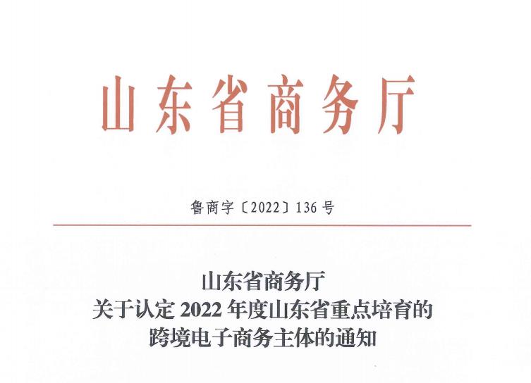 中德商通荣膺“省重点培育的跨境电商平台”